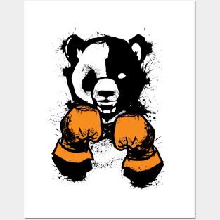 'The winner' Cool  Panda Bear Boxing Glove Posters and Art